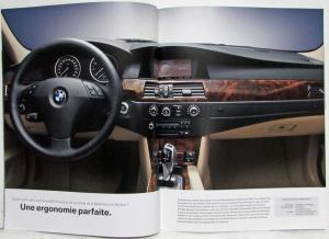 2008 BMW 5 Series Berline Sales Brochure - French Text