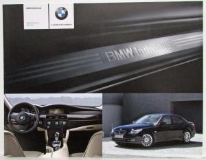 2008 BMW 5 Series Berline Color and Upholstery Selections Folder - French Text