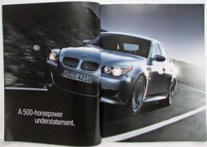 2007 BMW M5 Sedan and M6 Coupe/Convertible Sales Brochure