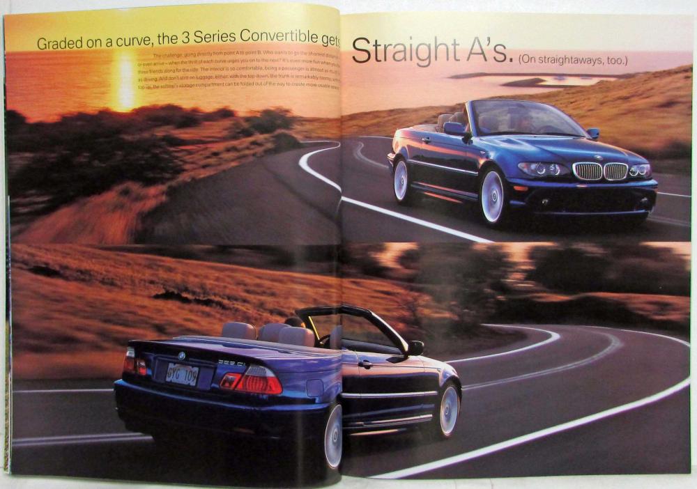2004 BMW 3 Series Convertible Prestige Sales Brochure - 325Ci 330Ci