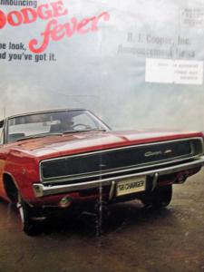 1968 Dodge Newspaper Insert Sales Ad Charger Monaco Polara Coronet Adventurer