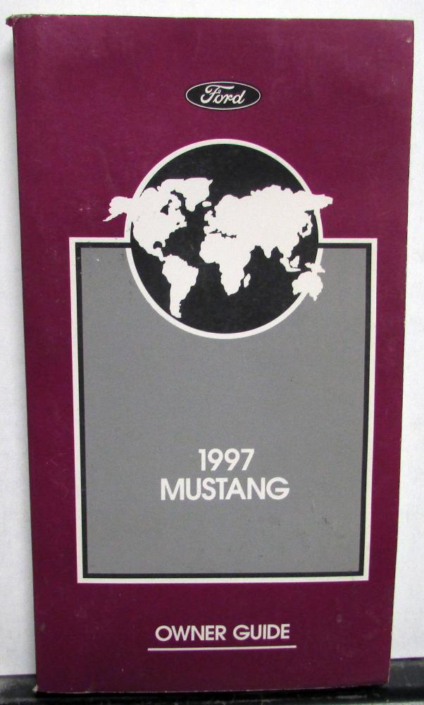 1997 Ford Mustang Owners Operator Manual Original