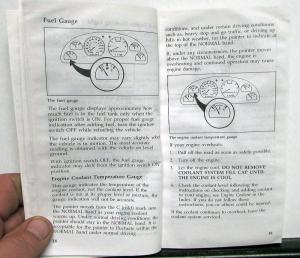1997 Ford Mustang Owners Operator Manual Original