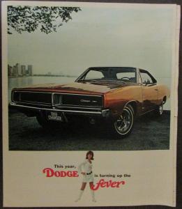 1969 Dodge Insert Sales Ad Dart Coronet Charger Monaco Polara Adventurer