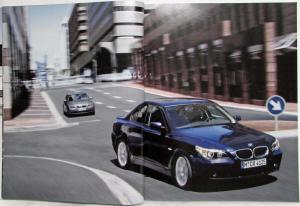 2004 BMW 5 Series Sedan Prestige Sales Brochure - 525i 530i 545i