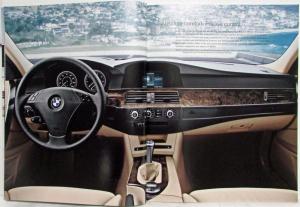 2004 BMW 5 Series Sedan Prestige Sales Brochure - 525i 530i 545i