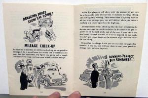 1949 Chrysler Dealer Promo Educational Brochure Fuel Economy & Planned Driving