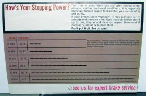 1963 Chevrolet Dealer Promotional Mailer Driving Tips & First Aid Guide