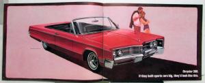 1967 Chrysler New Yorker Town and Country 300 Newport Option Feature Brochure XL
