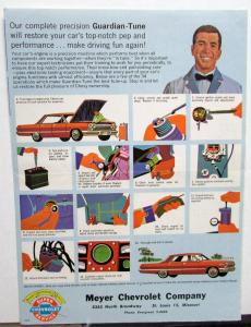 1963-1964 Chevrolet Dealer Promotional Mailer Guardian-Tune & Nail Guide