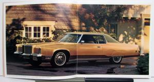 1975 Chrysler Imperial Features Options Colors Brochure XL