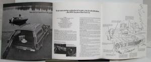 1970 Chrysler Trailer Towing Package Diagrams Options Brochure Tri-Fold XL