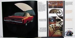 1969 Dodge High Performance Charger Dart Coronet Scat Pack Sales Brochure RARE