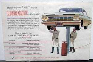 1959 Chevrolet Dealer Promotional Mailer Safety Services & Boating Guide