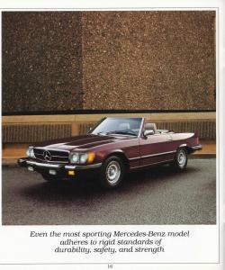 1984 Mercedes-Benz Full Line Small Sales Brochure