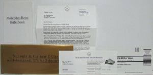 1994 Mercedes-Benz C-Class Promotional Information Mailed to Customers