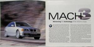 2000 BMW 3 Series Sports Coupe Reinvented Automobile Magazine Supplement