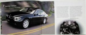2003 BMW Full Lines Sales Brochure Z8 Z4 X5 3 5 7 Series M Cars