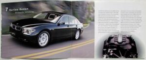 2003 BMW Full Lines Sales Brochure Alpina Roadster Z4 X5 3 5 7 Series M Cars