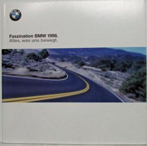 1998 BMW Fascination - Everything That Moves Us Sales Brochure - German Text