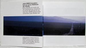 1998 BMW Fascination - Everything That Moves Us Sales Brochure - German Text