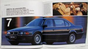 1998 BMW Fascination - Everything That Moves Us Sales Brochure - German Text