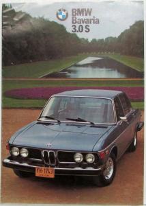 1975 BMW Bavaria 3.0S Sales Folder