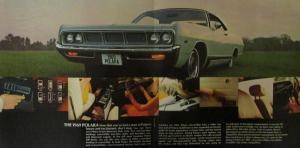 1969 Dodge Polara 500 Wagon Convertible 2 Way Tailgate Sales Brochure Original