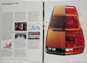 1976 BMW 518 520 520i 525 528 Sales Folder - German Text