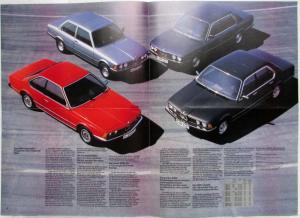 1982 BMW Unrestricted Freedom Over Space Oversized Sales Brochure - German Text