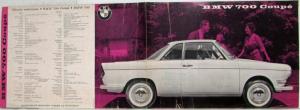 1960 BMW 700 Coupe and 700 Sales Brochure - French Text