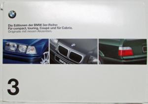 1998 BMW Specs and Color/Upholstery Folders - Comfort Exclusive Sport - German