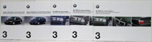 1998 BMW Specs and Color/Upholstery Folders - Comfort Exclusive Sport - German