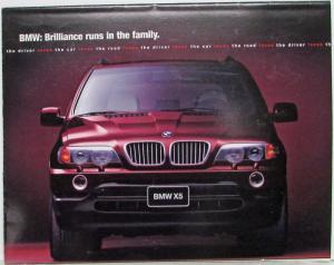 2000 BMW X5 Auto Show Flyer Poster