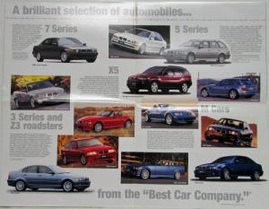 2000 BMW X5 Auto Show Flyer Poster