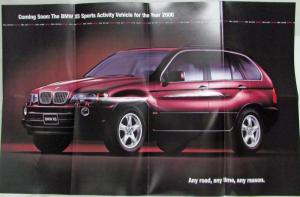 2000 BMW X5 Auto Show Flyer Poster