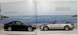 2006 BMW 6 Series Coupe and Convertible Prestige Sales Brochure