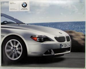 2006 BMW 650i Coupe and Convertible Prestige Sales Brochure