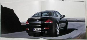 2006 BMW 650i Coupe and Convertible Prestige Sales Brochure