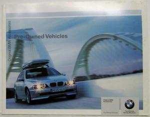 2004 BMW Pre-Owned Vehicles Accessories Sales Brochure