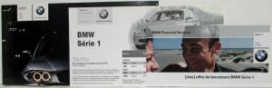 2004 BMW 1 Series Sales Brochure with Extras - French 116i 118i 120i 118d 120d