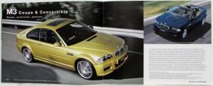 2005 BMW Full Line Ultimate Driving Sales Brochure 3 5 6 7 Series Z4 M3 M5 X5 X3