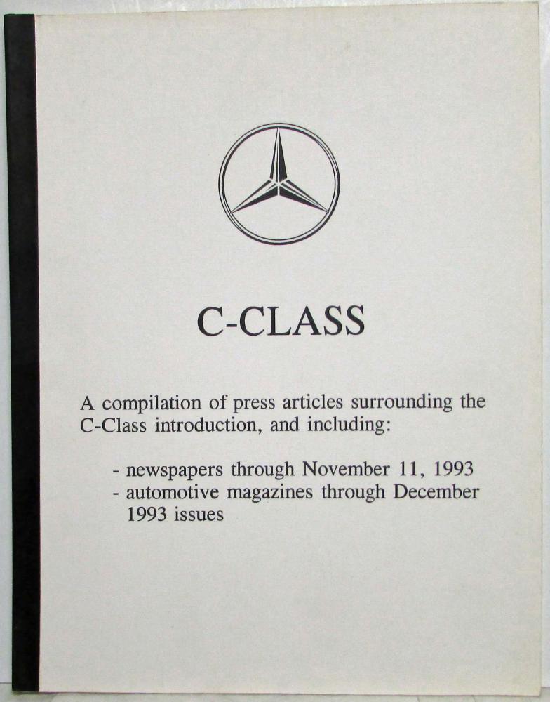 1999 Mercedes-Benz C-Class Bound Article Compilation