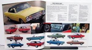 1969 Dodge Dart Coronet Charger Polara Monaco Original Scat Pack Sales Brochure