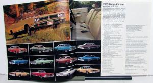 1969 Dodge Dart Coronet Charger Polara Monaco Original Scat Pack Sales Brochure