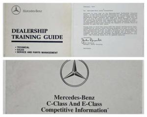 1993 Mercedes-Benz Dealership Training Guide with Competitive Info