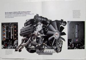1998 BMW M5 Sedan Sales Brochure - French Text
