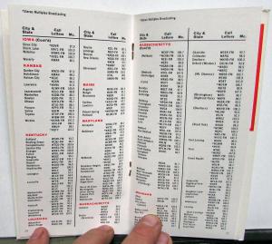 1965 Chevrolet Dealer AM/FM & FM Stereo Car Radio Guide Brochure Delco GM Orig