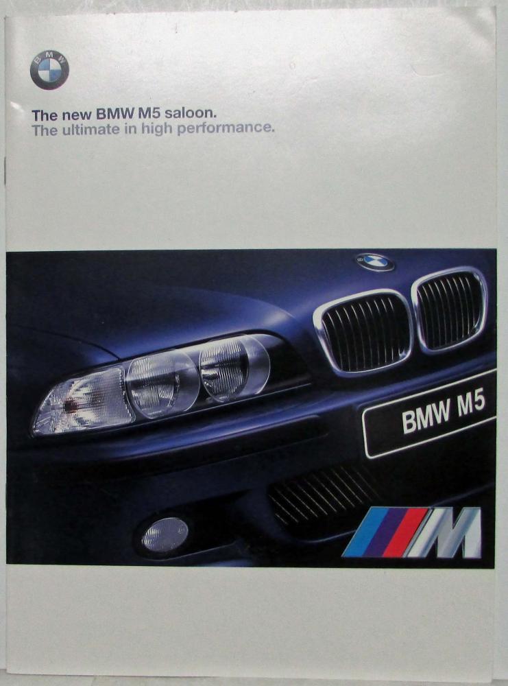 1998 BMW M5 Saloon Sales Brochure
