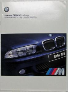 1998 BMW M5 Saloon Sales Brochure